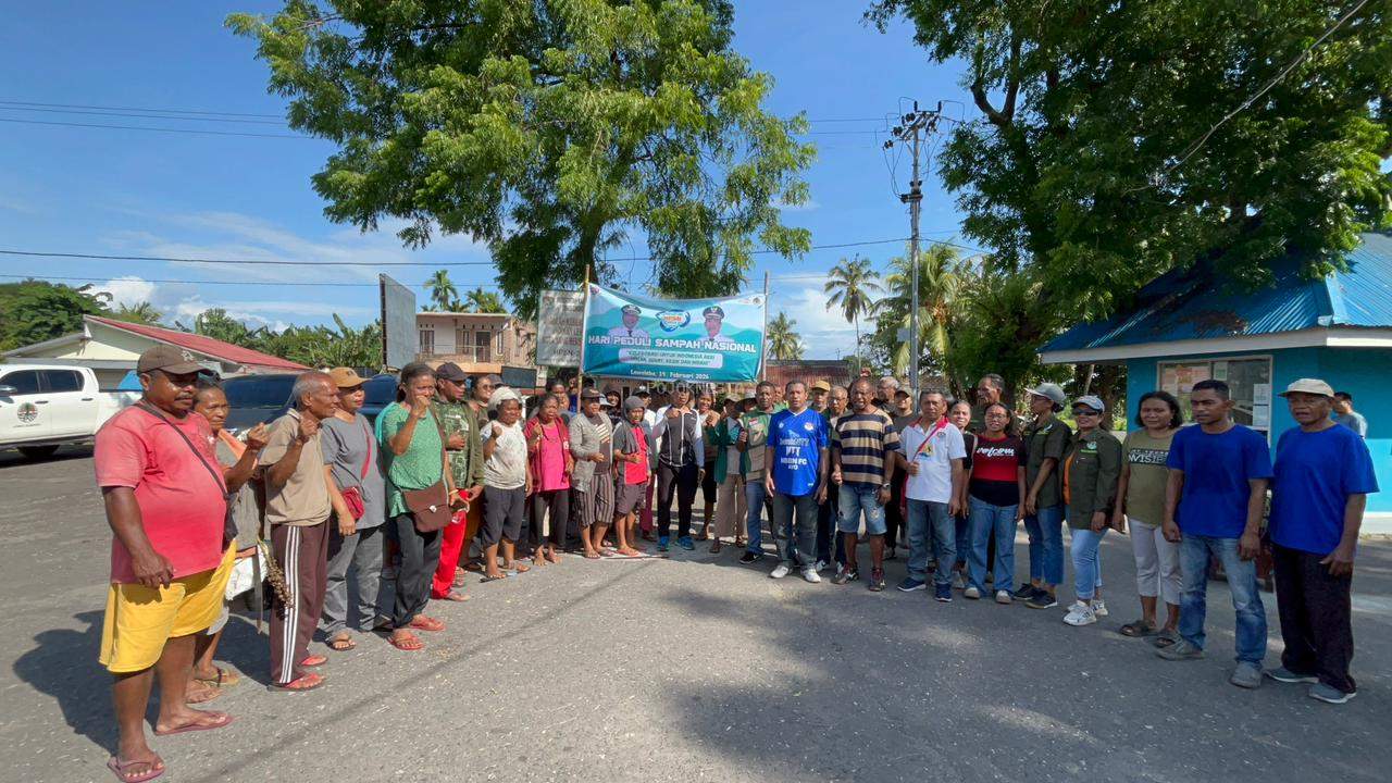 Warga Lewoleba Barat Gaungkan Gerakan Anti Sampah di Terminal Waikomo